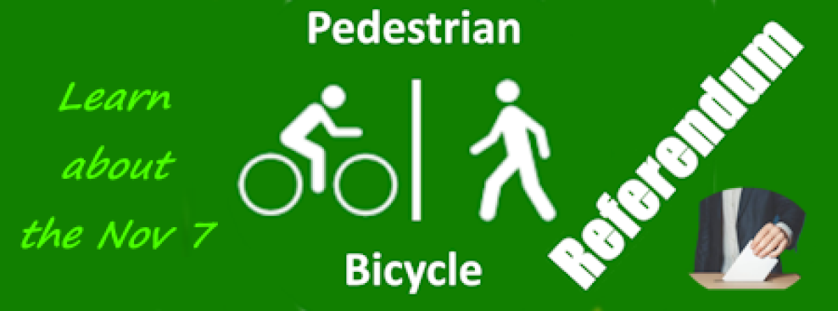 Pedestrian Bike Bond Banner